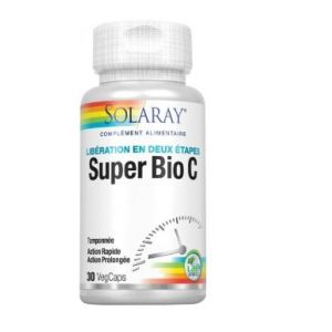 Vitamine Tamponnée • Super Bio C • 500 mg • 30 capsules végétales