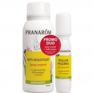 Aromapic - Spray Anti-moustiques + Roller Après Piqûres - Duo