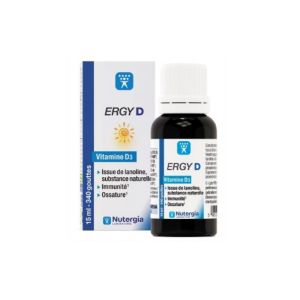 ERGY D - Vitamine D - 200 µi - 15 ml