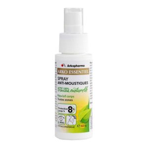 Arkoessentiel - Spray Anti-moustique Répulsif Corps - 60 ml