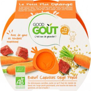 Good Goût Petit Plat Orange Boeuf Carotte Orge Perlé 220g