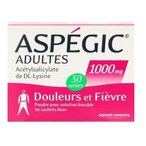 Aspegic 1000mg 30sachets (nr)