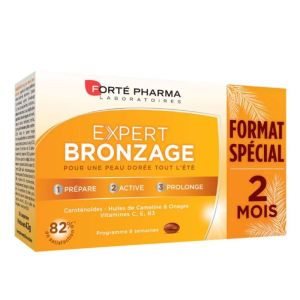 Expert Bronzage - Préparateur Solaire 🌞 56 comprimés - 2 mois