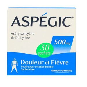 Aspegic 500/bte 30 Sachets(nr)
