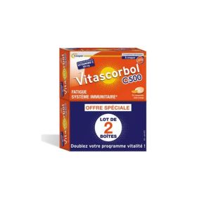Vitascorbol • C500 • 24 comprimés • Goût Orange
