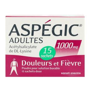 Aspegic 1000/bte 15 Sachets(nr
