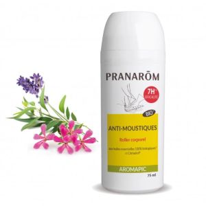 Aromapic - Roller corporel - Anti-moustiques - 75 ml