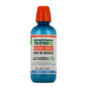 The Breath Co - Bain de bouche - Haleine fraîche 12h - Menthe givrée - 500 ml