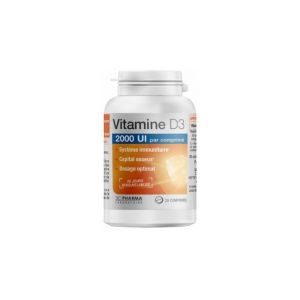 Vitamine D3 2000 ui • Immunité et Capital osseux • 30 comprimés