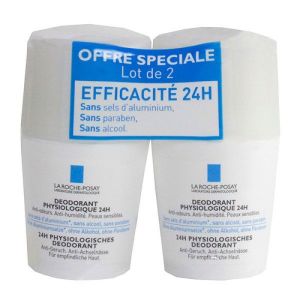 Déodorant Physiologique 24h Roll-On 2x50mL