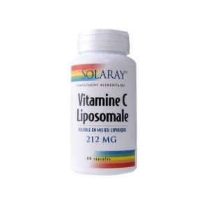 Vitamine C Liposomale - 60 Capsules - Soluble - 212 mg
