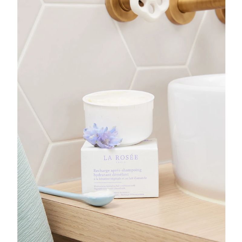Recharge après-shampoing hydratant démêlant 200g | Kératine végétale et Lait d'amande