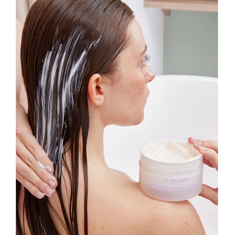 Après-shampoing hydratant démêlant rechargeable 200g | Kératine végétale