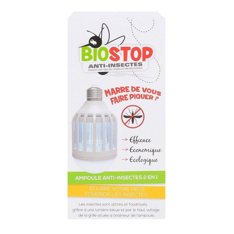Lampe Anti-Moustiques Rechargeable Biostop DYT-80 | Éclairage 2-en-8