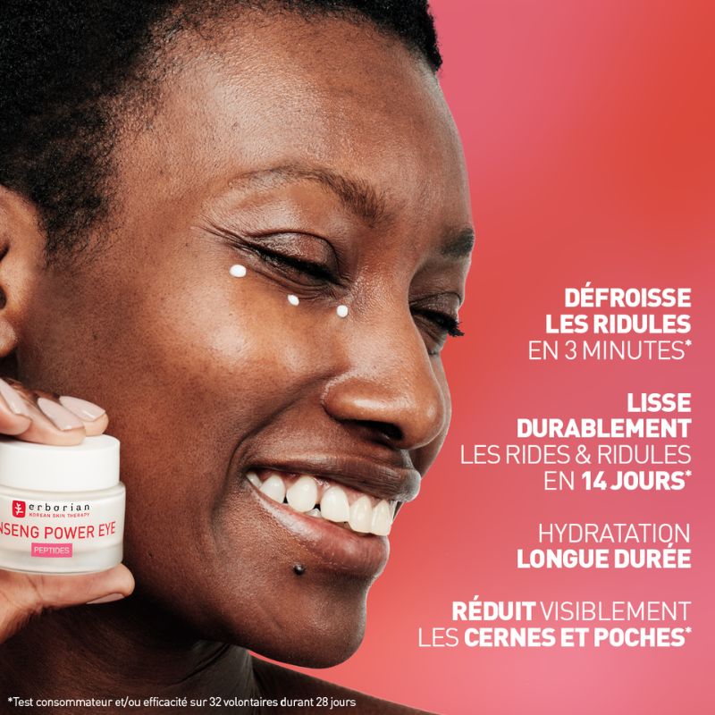 GINSENG POWER EYE - Crème Yeux Lissante 15ml