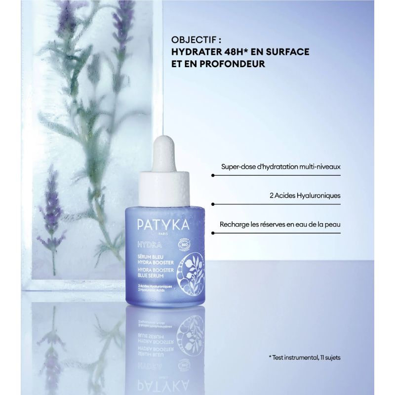 S rum Bleu Hydra Booster Patyka 2 Acides Hyaluroniques S rum Bleu Hydra Booster Patyka 2 Acides Hyaluroniques