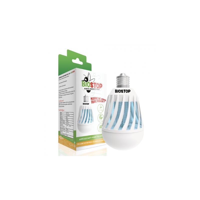 Lampe Anti-Moustiques Rechargeable Biostop DYT-80 | Éclairage 2-en-8