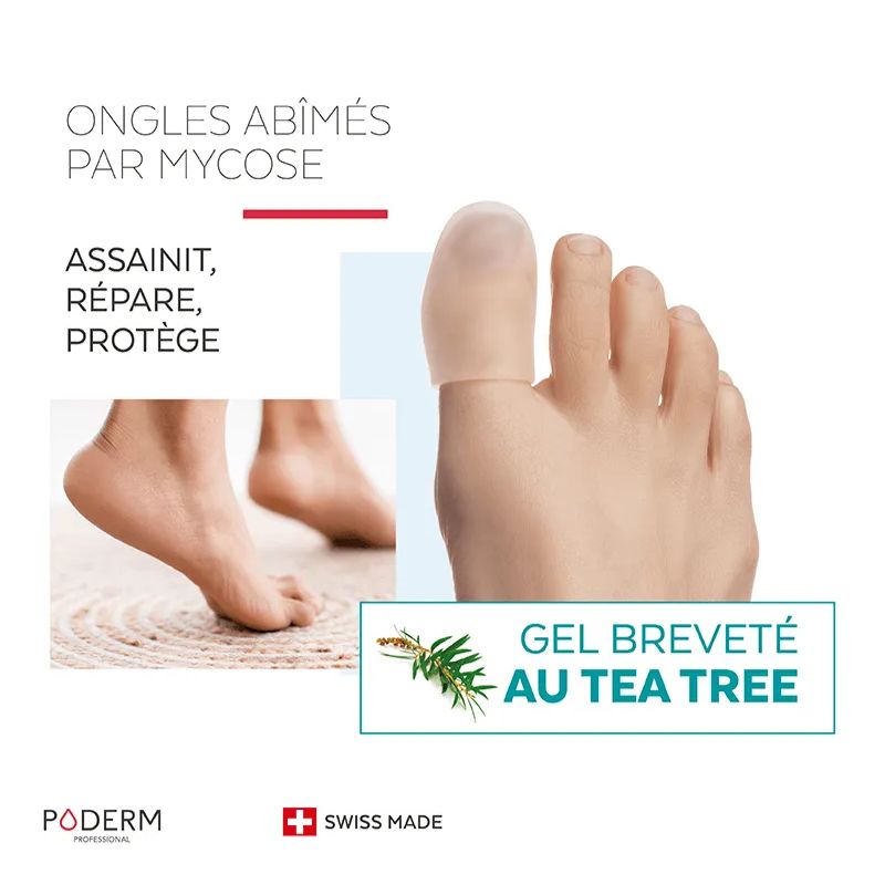 Capuchon Orteil Ongles Abîmés par mycoses et traumatismes | Taille M | 2 pcs