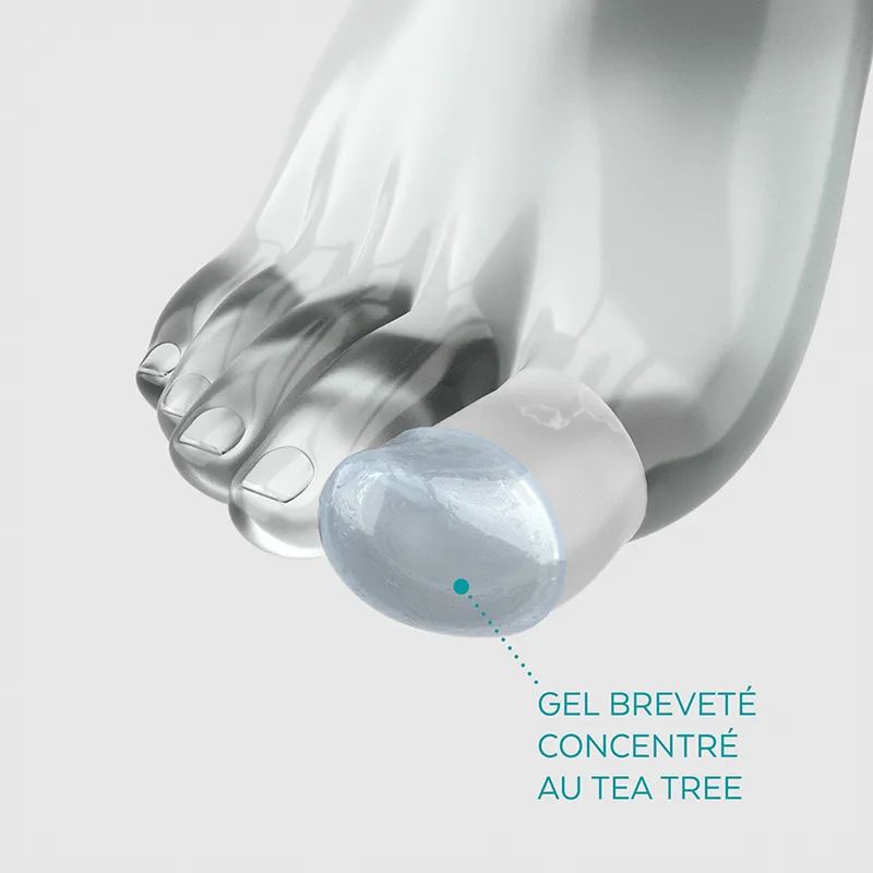 Capuchon Orteil Ongles Abîmés par mycoses et traumatismes | Taille M | 2 pcs