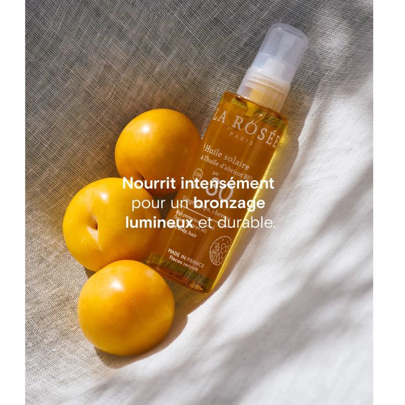 Huile solaire SPF 30 150ml | Huile d'abricot BIO