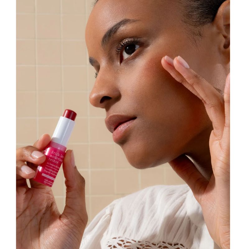 Stick lèvres nourrissant teinté rechargeable | Beurre de Karité Bio