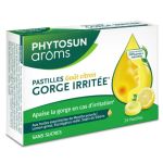 Phytosun Arôms Pastilles Gorge Irritée Citron | 24 pastilles sans sucres