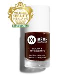 MÊME Cosmetics Vernis au Silicium Chocolat | Brun intense pour ongles fragiles | 10 ml