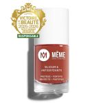 MÊME Cosmetics Vernis au Silicium Brique | Rouge chaud pour ongles fragiles | 10 ml
