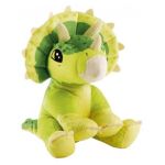 Bouillotte Peluche Tricératops 💛 Jurassic World | Déhoussable avec billes d'argile