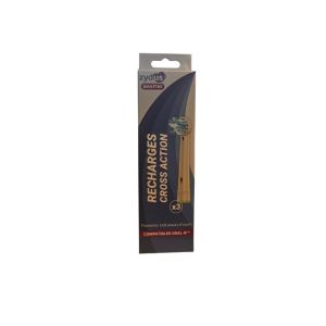 Recharges Zydus Cross Action | Brossettes pour brosse à dents électrique
