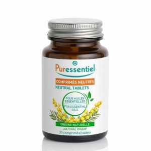Puressentiel Comprimés Neutres | Support oral pour huiles essentielles | 30 comprimés