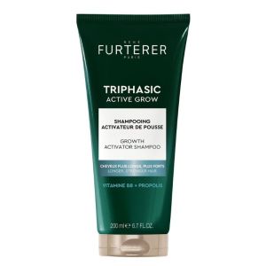 Triphasic Active Grow Shampooing Activateur de Pousse | Croissance et cheveux plus longs |René Furterer | 200 ml