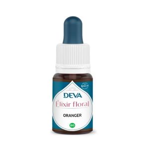 DEVA Élixir floral | Oranger Bio | Courage et joie de vivre