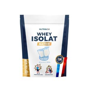 Whey Isolate Native • Goût Neutre sans arôme • 900g