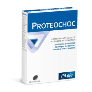 Proteochoc 12 capsules | Porphyral HSP, huile de bourrache et vitamine E | 12 capsules