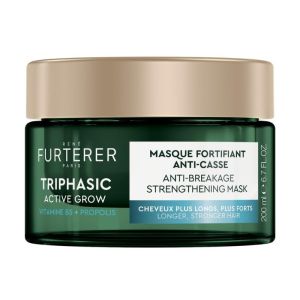 Triphasic Active Grow Masque Cheveux Fortifiant Anti-Casse | Longueurs renforcées | René Furterer | 200 ml