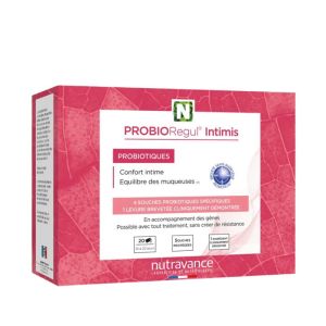 PROBIORegul Intimis Nutravance | Probiotiques pour la flore intime | 20 sachets