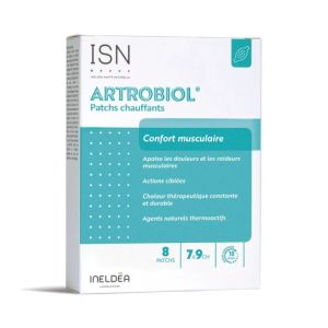 Artrobiol Patchs Chauffants – 8 patchs pour douleurs musculaires
