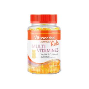 Vitascorbol Multivitamines Kids - goût pomme - 60 gommes