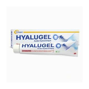 Hyalugel Dentifrice | Acide hyaluronique pour gencives irritées et muqueuse buccale | 75 ml