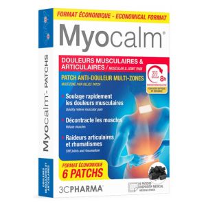 Myocalm Patch chauffant douleurs musculaires & rhumatismes | 6 patchs