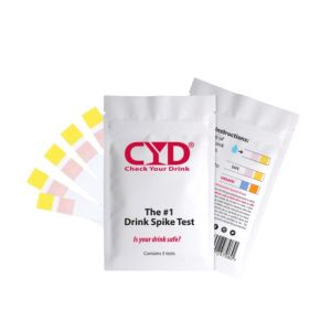 CYD • Test de dépistage de drogue pour boisson  • 5 Tests