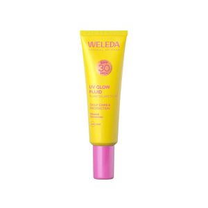 Fluide Solaire Éclat Weleda SPF 30 | Protection solaire minérale visage | 30 ml