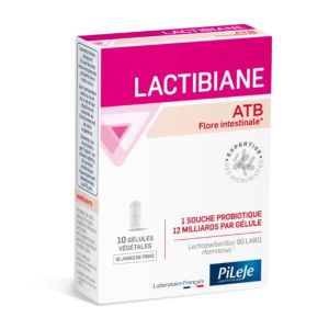 Lactibiane ATB PiLeJe | Probiotique 12 milliards | 10 gélules végétales