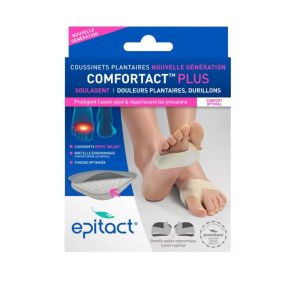 EPITACT Comfortact Plus | Coussinets plantaires pour longues marches |  Taille L