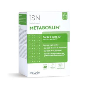 Metaboslim | Santé & Ligne 50 + | stabilisation du poids après 50 ans | 90 gélules végétales