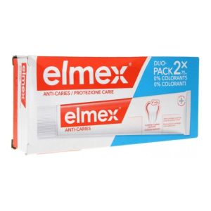 Elmex Anti-Caries | Dentifrice Junior 6-12 ans | 2 x 75 ml