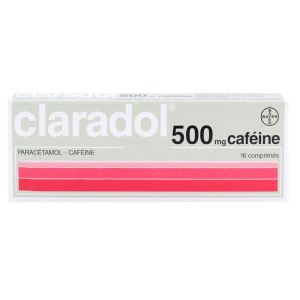 Claradol Cafeine 500 Comp Bt16