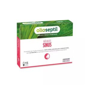 OLIOSEPTIL Sinus | Complexe respiratoire | sinus encombrés | 15 gélules
