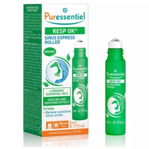 Puressentiel Roller Sinus Express 5 ml | Sinus encombrés et effet frais | 5 ml